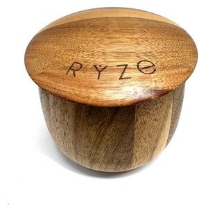 RYZE Acacia Wooden Storage Container - Brown